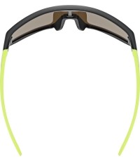 Okulary Uvex Skyrise Jr. black-yellow matt / mirror yellow