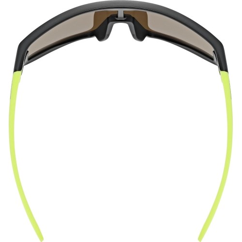Okulary Uvex Skyrise Jr. black-yellow matt / mirror yellow