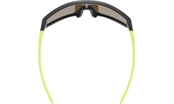 Okulary Uvex Skyrise Jr. black-yellow matt / mirror yellow