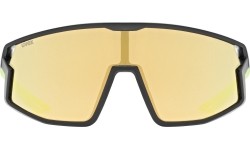 Okulary Uvex Skyrise Jr. black-yellow matt / mirror yellow