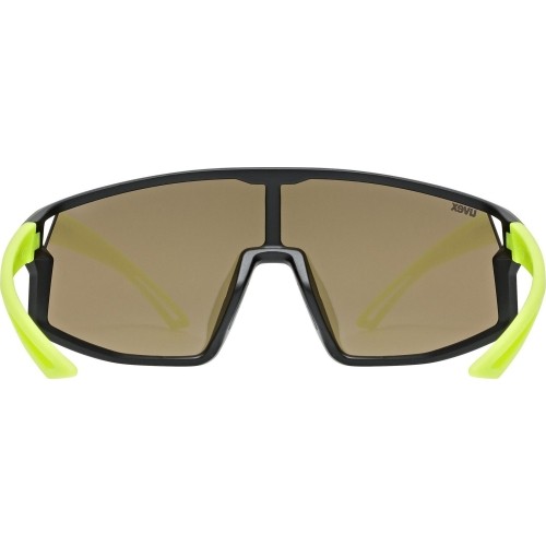 Okulary Uvex Skyrise Jr. black-yellow matt / mirror yellow