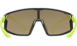 Okulary Uvex Skyrise Jr. black-yellow matt / mirror yellow