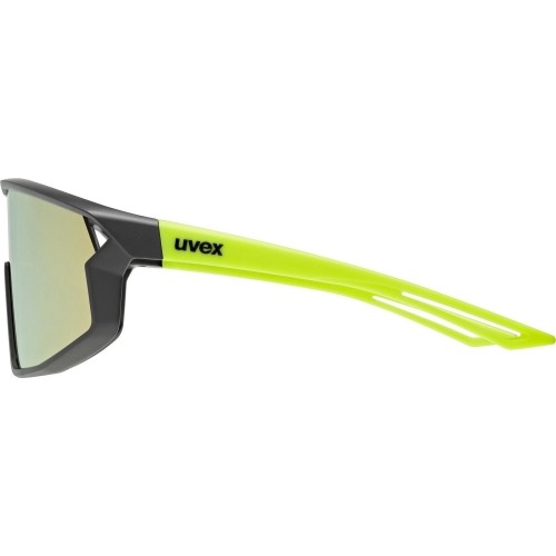 Okulary Uvex Skyrise Jr. black-yellow matt / mirror yellow