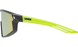 Okulary Uvex Skyrise Jr. black-yellow matt / mirror yellow