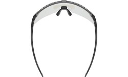 Okulary Uvex Pace Stage V, czarne matowe / lustrzane zielone