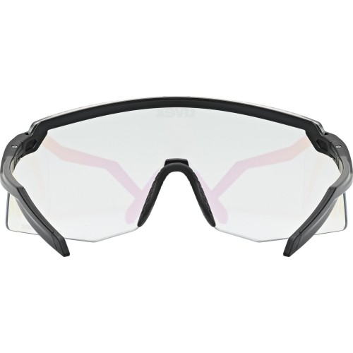 Okulary Uvex Pace Stage V, czarne matowe / lustrzane zielone