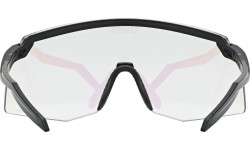 Okulary Uvex Pace Stage V, czarne matowe / lustrzane zielone