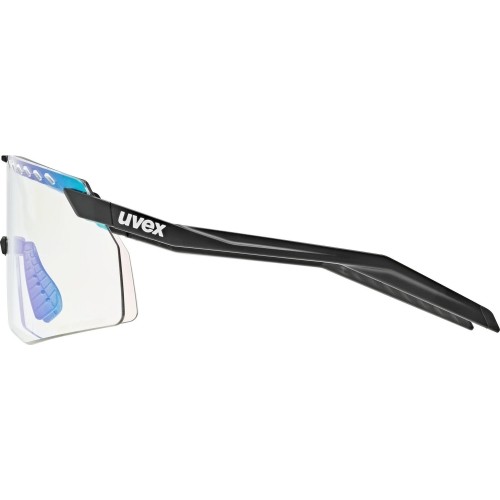 Okulary Uvex Pace Stage V, czarne matowe / lustrzane zielone