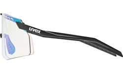 Okulary Uvex Pace Stage V, czarne matowe / lustrzane zielone