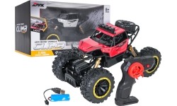 Zdalnie sterowany crawler 1:18 CLIMB POWER, czerwony