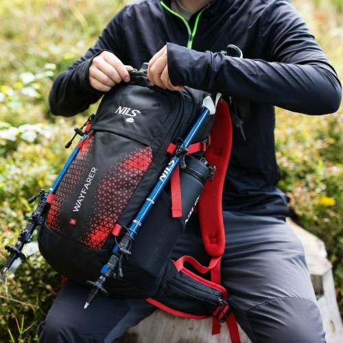 Plecak turystyczny Nils Camp Wayfarer NC1925, czerwony, 35 l