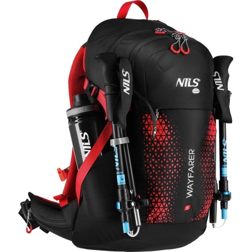 Plecak turystyczny Nils Camp Wayfarer NC1925, czerwony, 35 l