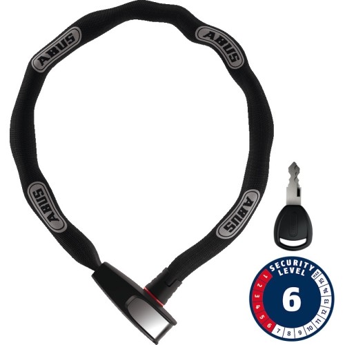 Zapięcie rowerowe Abus 6806K/85 black (square chain)