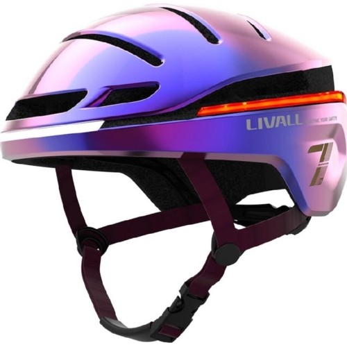 Inteligentny kask Livall EVO21, rozmiar M, fioletowy
