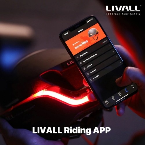 Inteligentny kask Livall EVO21, rozmiar M, fioletowy