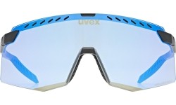Okulary Uvex pace stage CV, black matt / buzzy blue