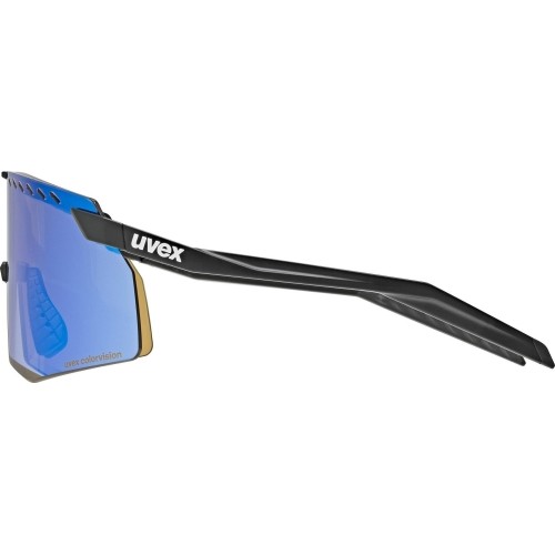 Okulary Uvex pace stage CV, black matt / buzzy blue