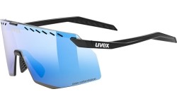 Okulary Uvex pace stage CV, black matt / buzzy blue