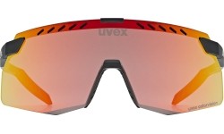 Okulary Uvex Pace Stage S CV black matt / racy red