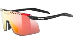 Okulary Uvex Pace Stage S CV black matt / racy red