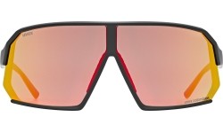 Okulary Uvex sportstyle 237 CV black mat / racy red