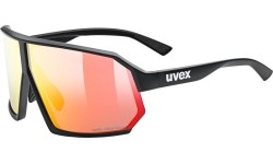 Okulary Uvex sportstyle 237 CV black mat / racy red