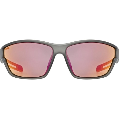 Okulary Uvex Sportstyle 806 smoke matowe / mirror red
