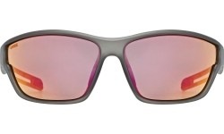 Okulary Uvex Sportstyle 806 smoke matowe / mirror red