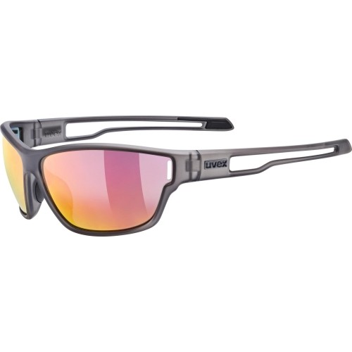 Okulary Uvex Sportstyle 806 smoke matowe / mirror red
