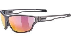 Okulary Uvex Sportstyle 806 smoke matowe / mirror red