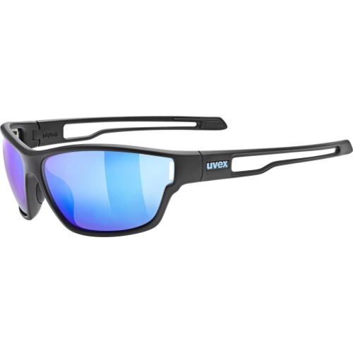 Okulary Uvex sportstyle 806 black matt / mirror blue