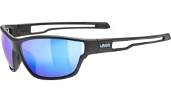 Okulary Uvex sportstyle 806 black matt / mirror blue