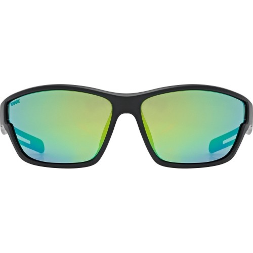 Okulary Uvex sportstyle 806 black matt / mirror green