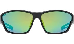 Okulary Uvex sportstyle 806 black matt / mirror green