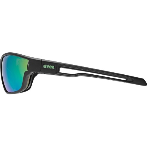 Okulary Uvex sportstyle 806 black matt / mirror green