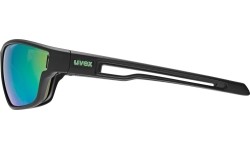 Okulary Uvex sportstyle 806 black matt / mirror green