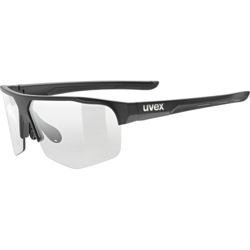 Okulary Uvex axos set black matt / mirror silver
