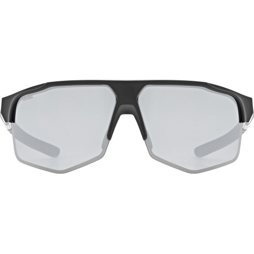 Okulary Uvex axos set black matt / mirror silver