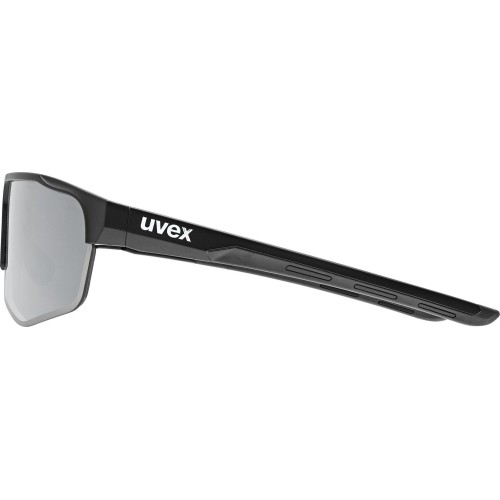 Okulary Uvex axos set black matt / mirror silver
