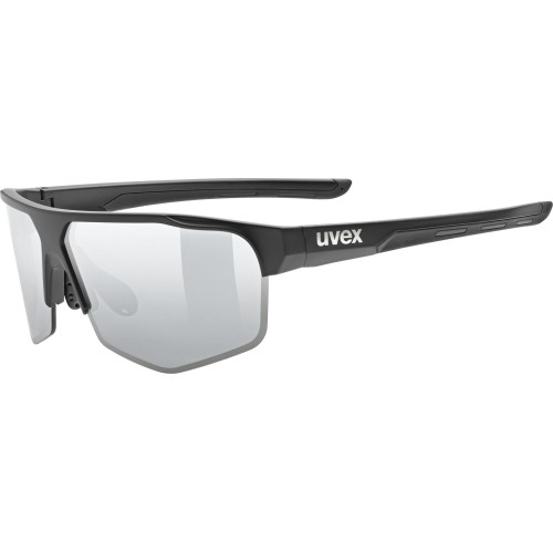 Okulary Uvex axos set black matt / mirror silver