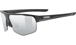 Okulary Uvex axos set black matt / mirror silver