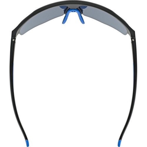Okulary Uvex axos set black mat / mirror blue