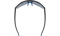 Okulary Uvex axos set black mat / mirror blue
