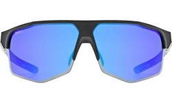 Okulary Uvex axos set black mat / mirror blue