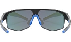 Okulary Uvex axos set black mat / mirror blue