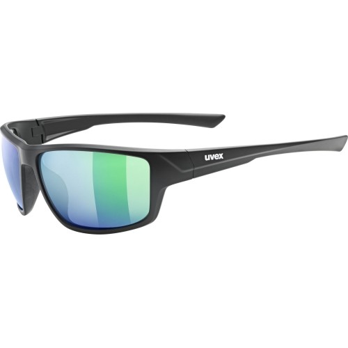 Okulary Uvex Sportstyle 230 black mat / mirror green