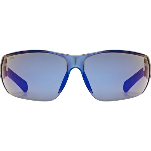 Okulary Uvex Equate black-blue matt / mirror blue