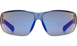 Okulary Uvex Equate black-blue matt / mirror blue