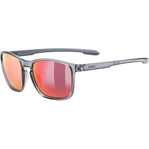 Okulary Uvex LGL 52 smoke / mirror red