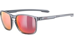 Okulary Uvex LGL 52 smoke / mirror red